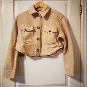 Wilfred Free The Ganna Cropped Shirt Jacket